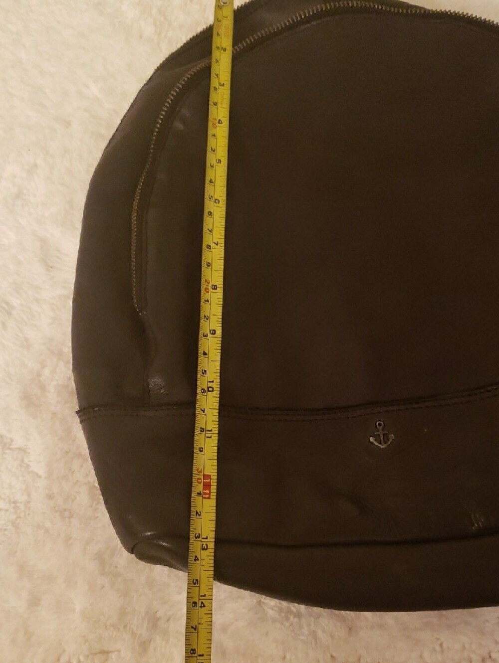Classic Black Leather Women's Backpack - Unbranded - Picture 7 of 8